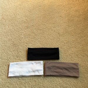 Kids Black, White, and Tan head bands